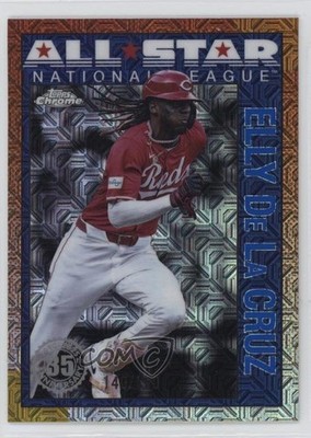 2025 Topps Series 2 Blue Refractor /150 Elly De La Cruz #90ASC-6 06l3