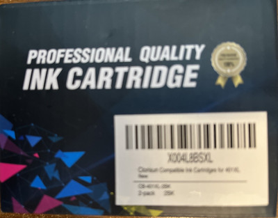 2PACK 401XL HY Black Ink Cartridge For Epson Expression XP830 XP640 XP630 XP530