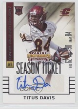2015 Panini Contenders Draft Picks Auto Titus Davis #242 Auto 0af