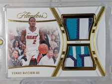 2023-24 Flawless Game Worn Memorablilia Terry Rozier Gold 7/10 , #FDP-ROZ