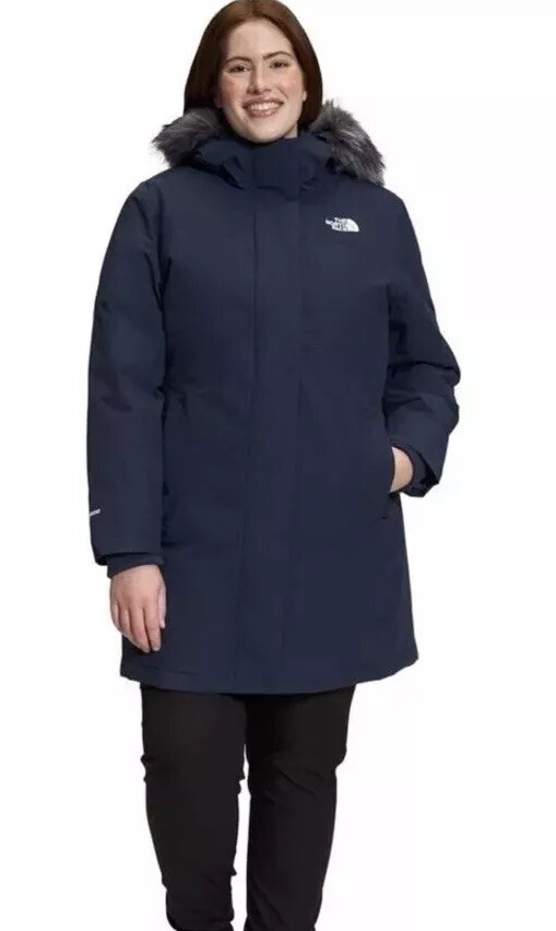 The North Face Women's Plus Arctic Parka Down Coat Summit Navy S M L Available