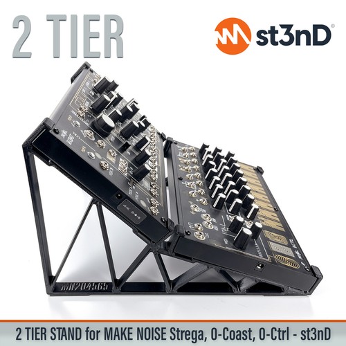 DOUBLE STAND for MAKE NOISE 0-COAST / 0-CTRL / STREGA (20° and 45°) - Picture 5 of 11