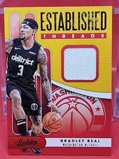 Bradley Beal 2019-20 Panini Absolute ESTABLISHED THREADS G/W Jersey Swatch