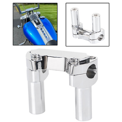 3.5'' CNC Handlebar Riser Top Clamp For Harley 1'' Bar Dyna Road Glide FLTRX FLTRU