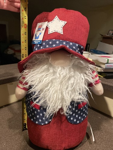 gnome plush patriotic- 17” tall - Picture 2 of 3