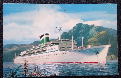 SS New Santa Rosa - Farbpostkarte - Grace Line - Bild 1 von 2