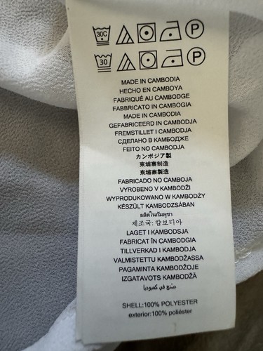 Michael Kors Blue Striped Wrap Dress with Ruched Elastic Waist Size OX - Picture 14 of 15