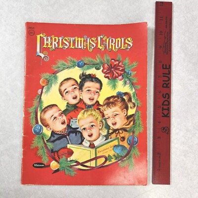 Karl Schultz Vintage Christmas Carols 1952 Music Book Whitman
