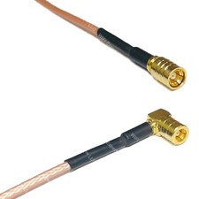 RG316 SMB FEMALE to SMB FEMALE ANGLE Coax RF Cable USA-Ship
