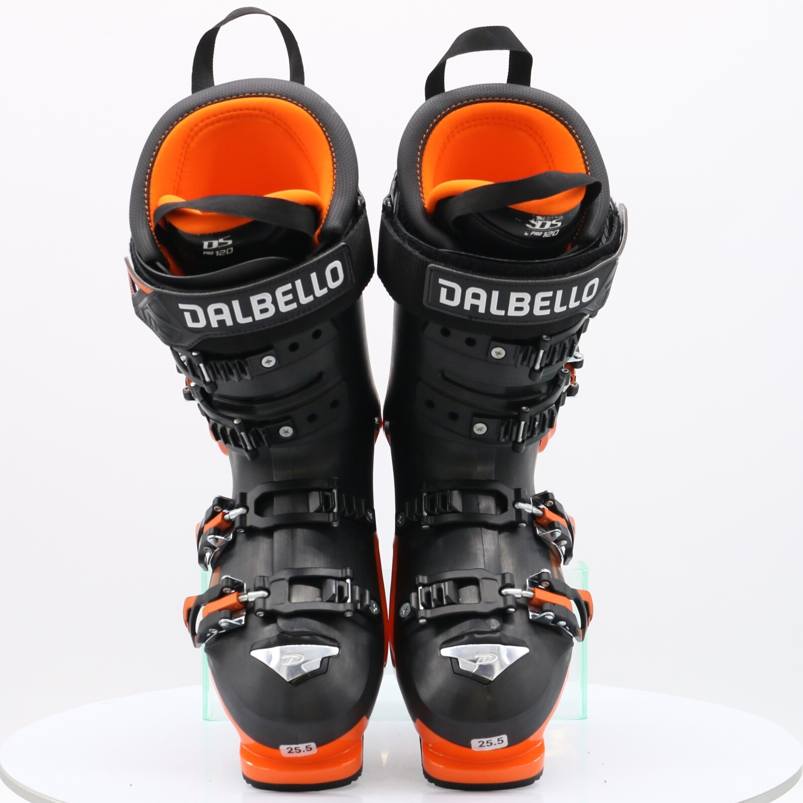 DALBELLO DS 120 BLACK ORANGE MENS SKI BOOTS MONDO 26/26.5 RRP £385 JS eBay