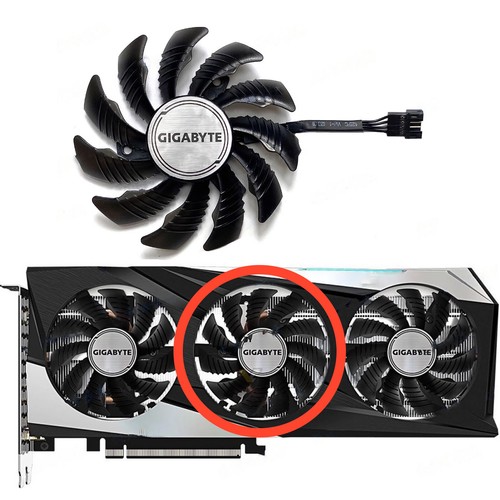 Graphics Card Fans Parts for GIGABYTE RTX3060 3060ti/GAMING - Afbeelding 3 van 8