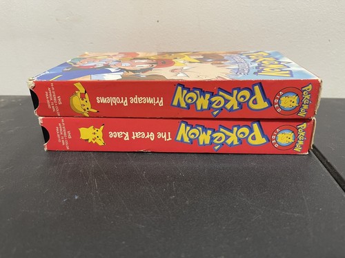 Pokémon VHS Lot The Great Race & Primeape Problems Anime Cartoon Tested! 📼🐣🍍 - Picture 5 of 6