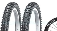 2 Fahrradreifen Bike Reifen - Bmx / Offroad - 16 X 2,0 - Hohe QualitäT