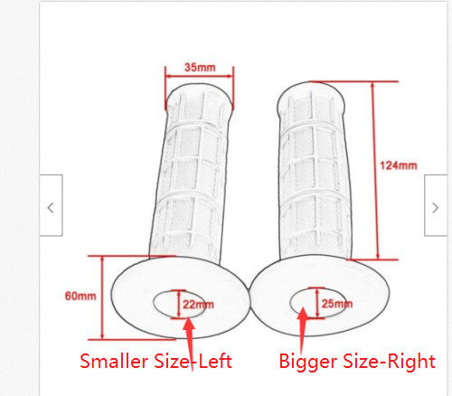 Fit Kawasaki KLX250 KLX300 KLX400 KLX650 7/8" Handle Bar Hand Grips Handlebar US - Picture 7 of 14