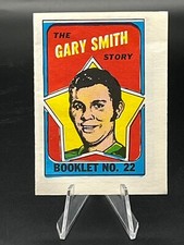 1971-72 Topps Hockey Insert Booklet #22 Gary Smith California Golden Seals NM