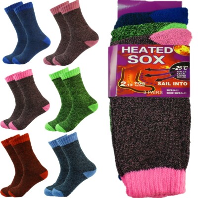 Heated Socks With Remote Pairs Women's Winter Warm Heated Heavy