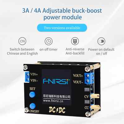 CC CV 0.5-30V Adjustable Automatic DC Boost/Down Converter Power Supply Module 