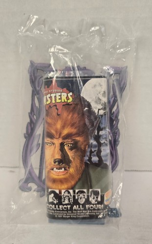 Vintage Dracula Action Figure Burger King Universal Studio Monsters 1997 Sealed - 第 1/2 張圖片
