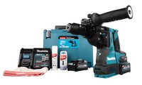 Makita 40V Akku Kombihammer HR004GM201 Inkl. 2X Akku & 1 LadegeräT Hr 004 Neu