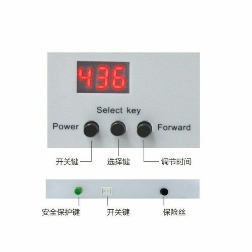 60L Medical Ozone UV Sterilizer Timing Function Double Door Disinfection Cabinet - Picture 5 of 12