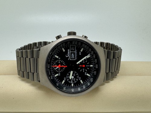 SINN 157 Titan Vintage Lemania Chronograph Automatik Box