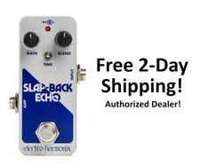 New Electro Harmonix EHX Slap-Back Echo Analog Delay Guitar Effects Pedal