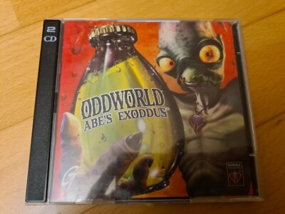 Oddworld Abe's Exoddus PC CD ROM Spiel 2 Discs sehr gut getestet funktioniert 1998 Retro