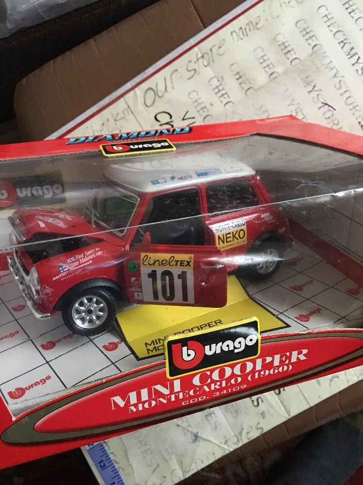 ブラーゴ Bburago Mini Cooper Monte Carlo B Burago 1960 MINI COOPER MONTE CARLO COD34109 Diecast Scale