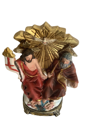 Holy Trinity 8 Inch Resin Statue P308HT Santisma Trinidad New - Picture 4 of 4