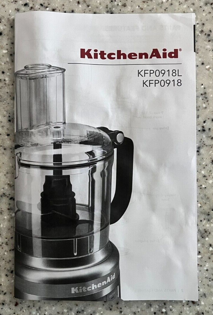 NEW KitchenAid Food Processor INSTRUCTION MANUAL Only KFP0918/KFP0918L