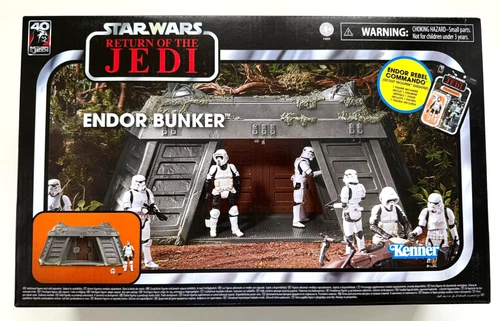 Star Wars The Vintage Collection Endor Bunker & Endor Rebel Commando Playset