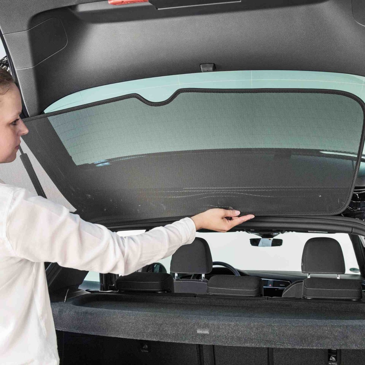 Zonnescherm Opberghoes Voor Zonnebril Voor Dacia Bigster 2025 -, Brillenhouder Voor Auto,Autobrillenkoker Met Drukknop Voor Zonneklep