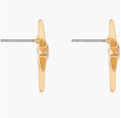 NWT Ettika gold starburst crystal drop earrings | eBay ETK by Ettika Gold Starburst Earrings main image 1