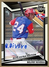 2022 Panini Elite Extra Baseball Belfry Rivera DPL Rookie Auto No 199