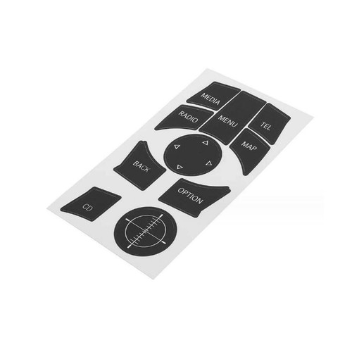 Juego de pegatinas de botones multimedia para BMW Serie 3 E90 E92 E93 2009-2011 iDrive - Imagen 9 de 9