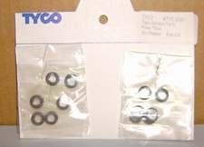 "NEW" OLD STOCK 6 PRS TYCO FRONT TIRES FITS HOPPER "HO SCALE"