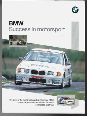 BMW Erfolg im Motorsport 1994-95 UK Markt Broschüre Tourenwagen 3er