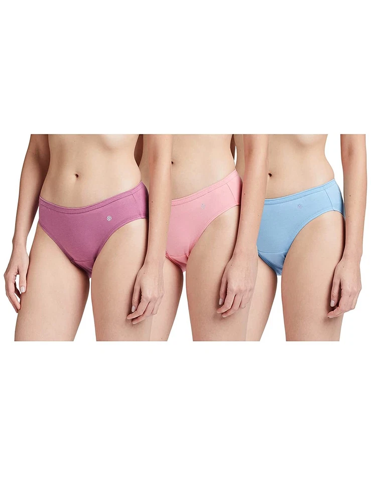 3X Panty tipo bikini antibacteriano ropa interior lisa Van Heusen para mujer ... - Imagen 2 de 4