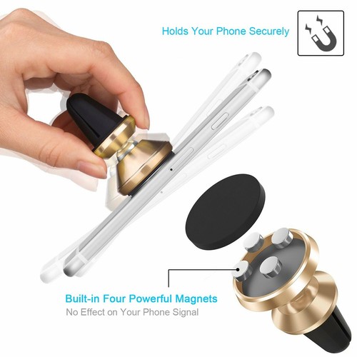 Supporto Auto/Tavolo Choetech magnetico universale per smartphone 360° gold TOP - Foto 4 di 7