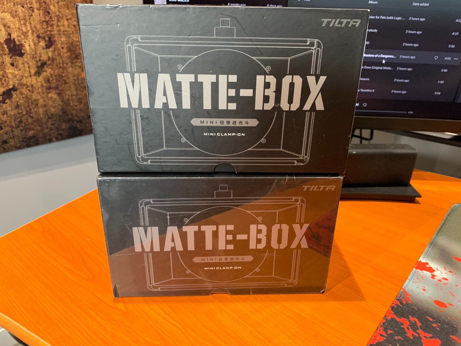 2 x Tilta Mini Matte Box (mount rings for 67mm, 72mm, 77mm and 82mm