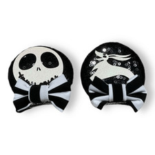 New Disney Inspired Nightmare Before Christmas Mouse Ears Hair Clips Barrettes