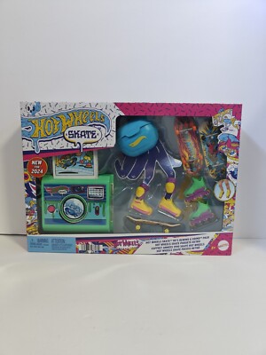 Hot Wheels Skate 90's Skate Pack Rewind And Grind Pack