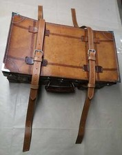 Cinghie in vero cuoio su misura portapacchi auto d'epoca fiat morgan mercedes ec