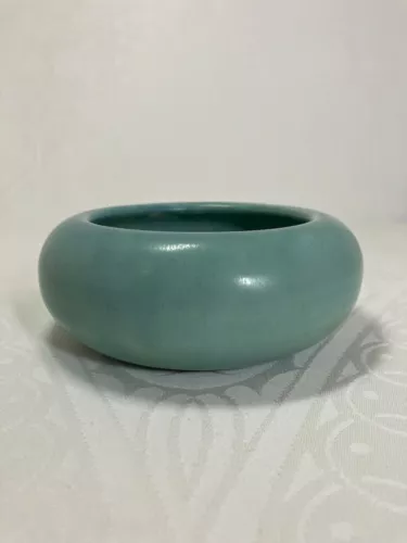 Rookwood Pottery Antique Bowl 2119 circa 1921 Matte Glazed Blue