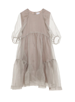 unlabel grey dress Atria Criss-Cross Halter Long Prom Dress