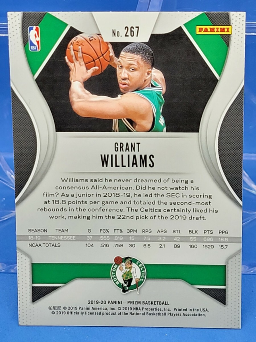 NBAカード GRANT WILLIAMS ROOKIE CARD LOT! 3X CARD LOT 2019-20 GRANT WILLIAMS ROOKIE RC 2019-20 PRIZM #267 | eBay