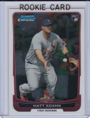 MATT ADAMS ROOKIE CARD Louis Cardinals Baseball