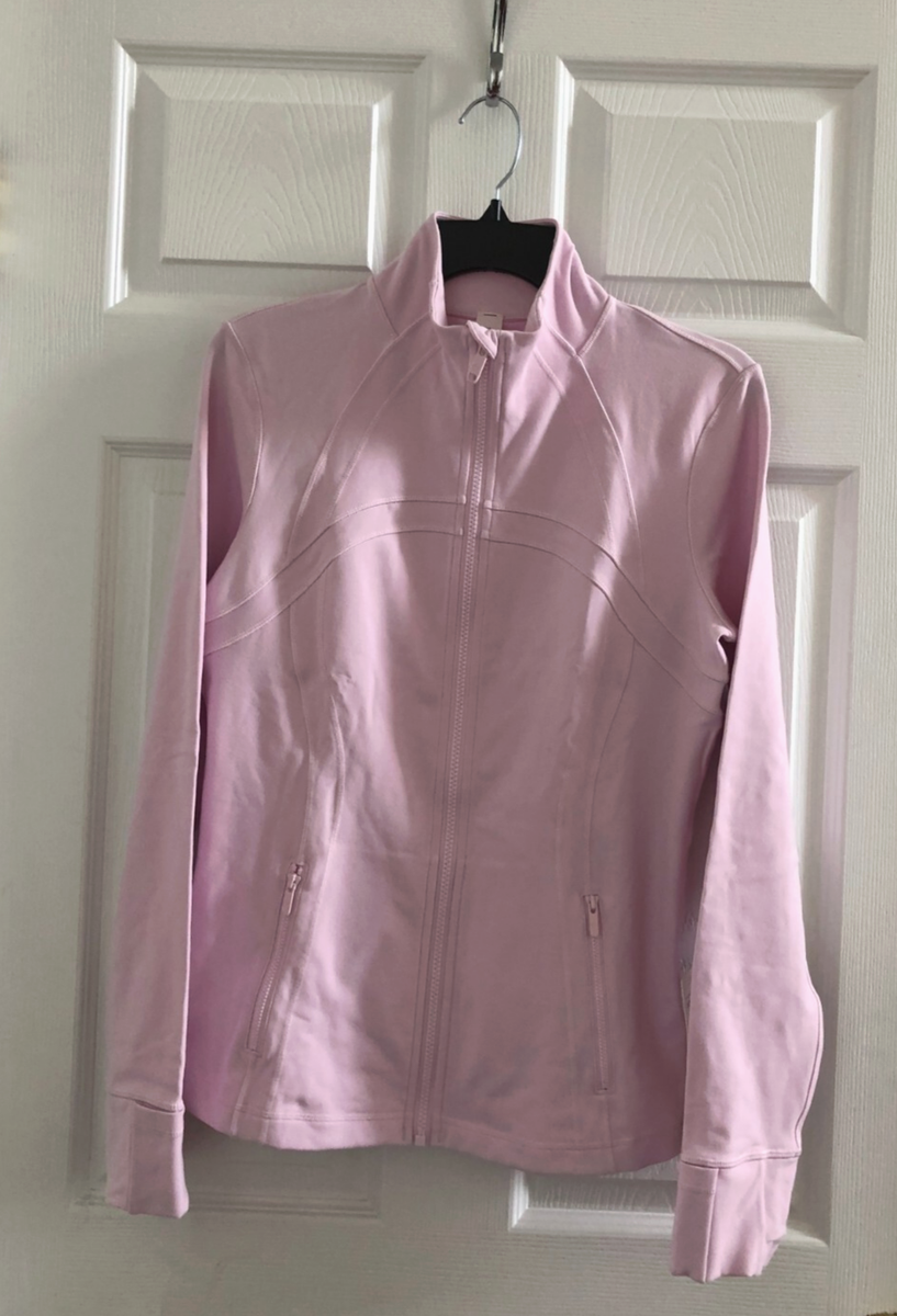 NWT Lululemon Define Jacket *Luon Size 10 Meadowsweet Pink