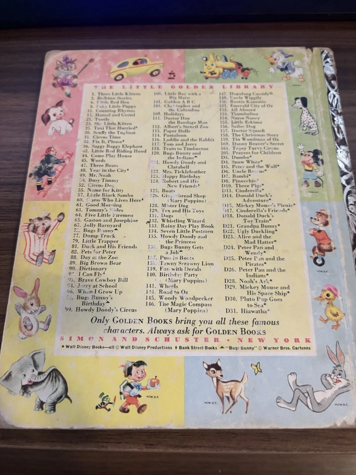 Thumbelina ~ Hans Christian Anderson ~ Golden Book 1953. My mom original owner. - Image 2 of 4