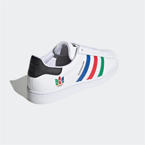 Adidas Superstar Trainers White Black Authentic Brand New - Picture 2 of 3
